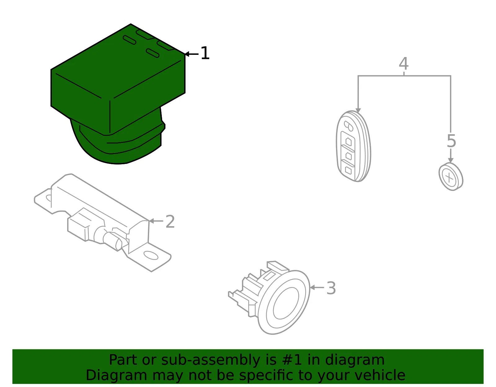 Control Module - Nissan (285E1-5EA0A) - view 2