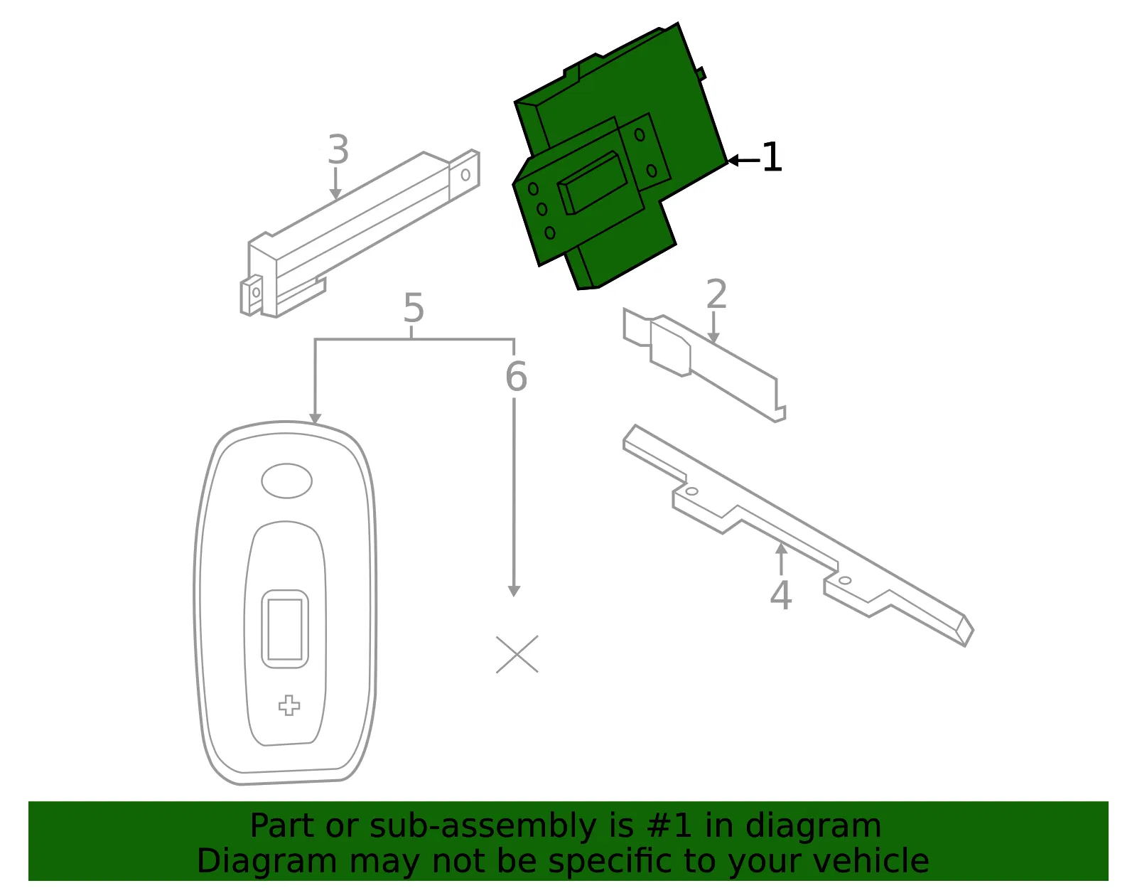 Module - Nissan (285E1-5MR1E) - view 2