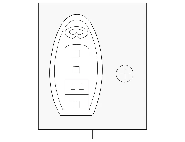 Keyless Entry Transmitter - Nissan (285E3-1LB5B)
