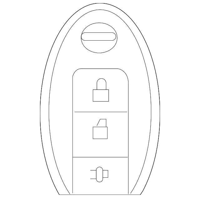 Keyless Entry Transmitter - Nissan (285E3-5MS1E)