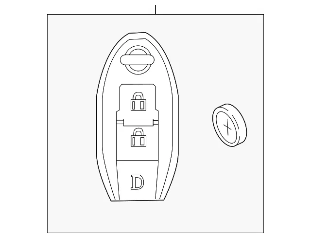 Keyless Entry Transmitter - Nissan (285E3-5SA1C)