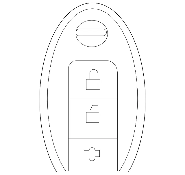 Keyless Entry Transmitter - Nissan (285E3-6FL7B)