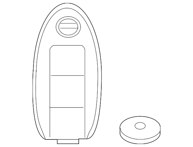 Keyless Entry Transmitter - Nissan (285E3-6LA1A)