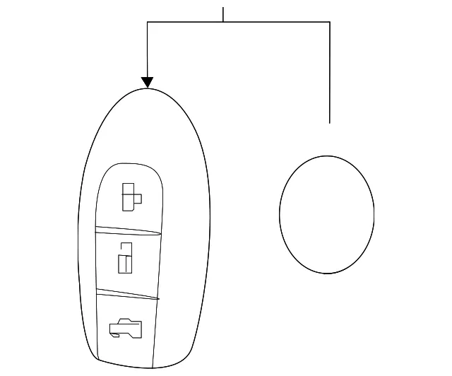 Keyless Entry Transmitter - Nissan (285E3-6LS5A)