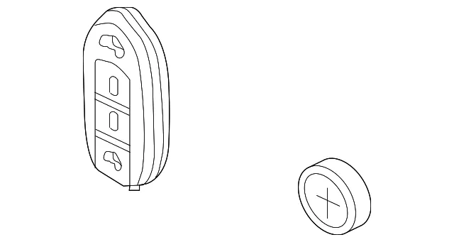 Keyless Entry Transmitter - Nissan (285E3-9BU1A)
