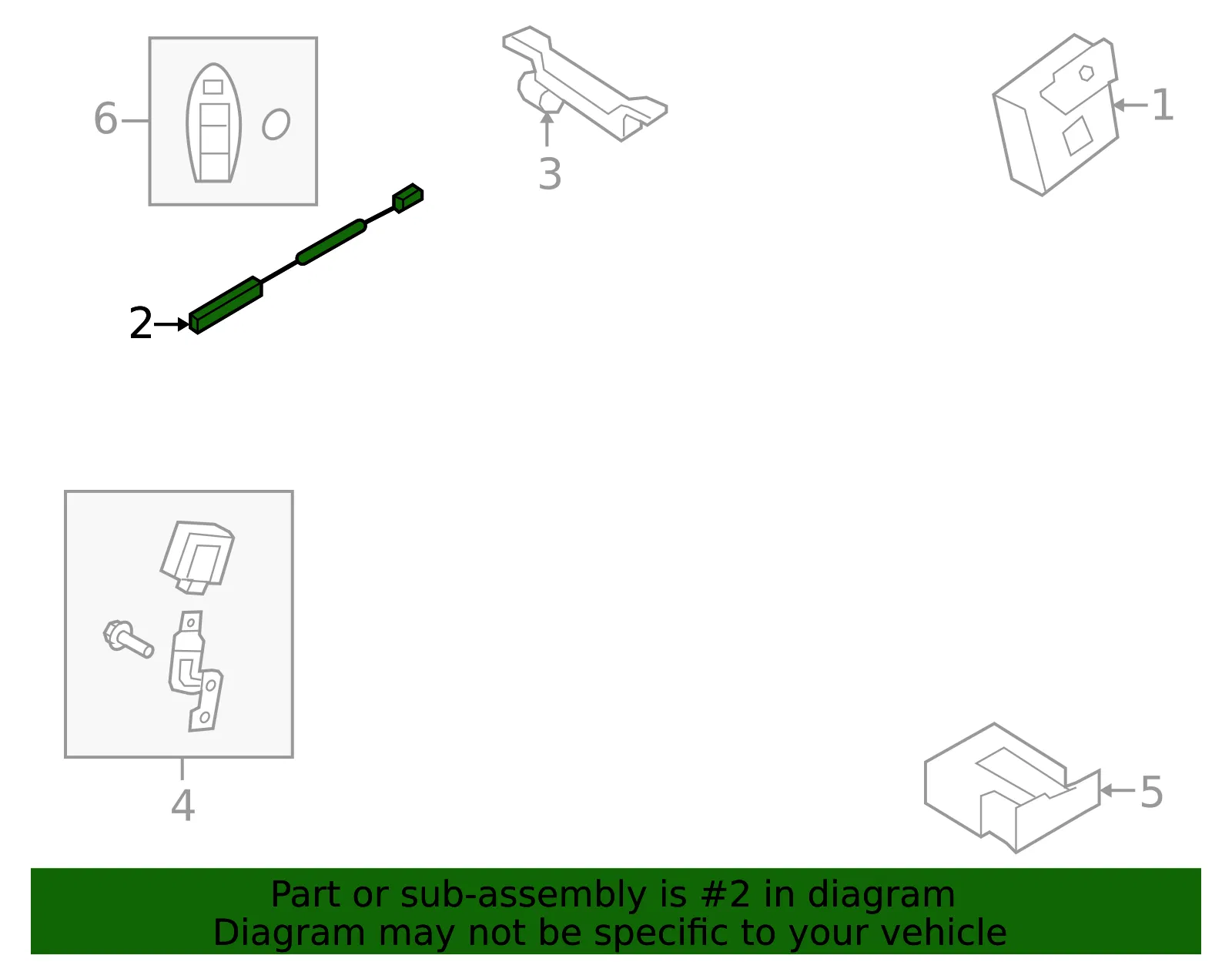 Keyless Entry Antenna - Nissan (285E7-JK60A) - view 2