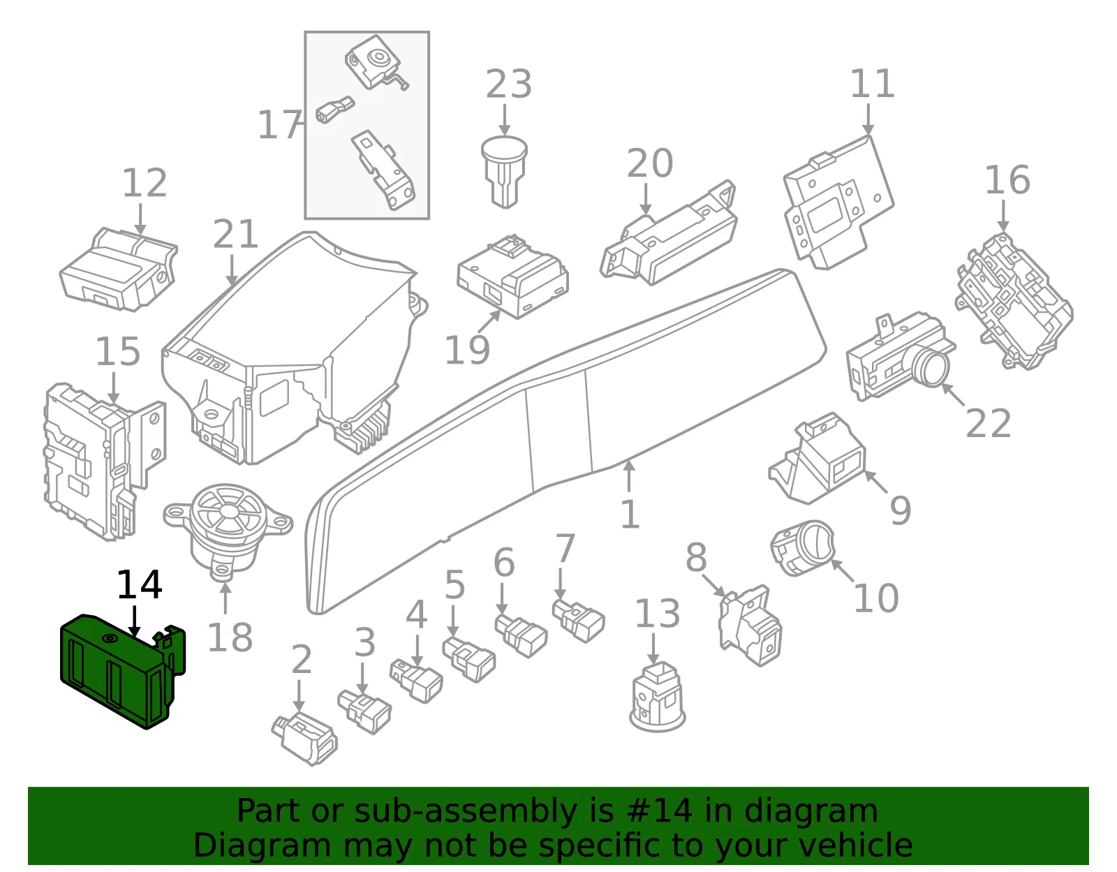 Module - Nissan (285N6-5MP0C) - view 2