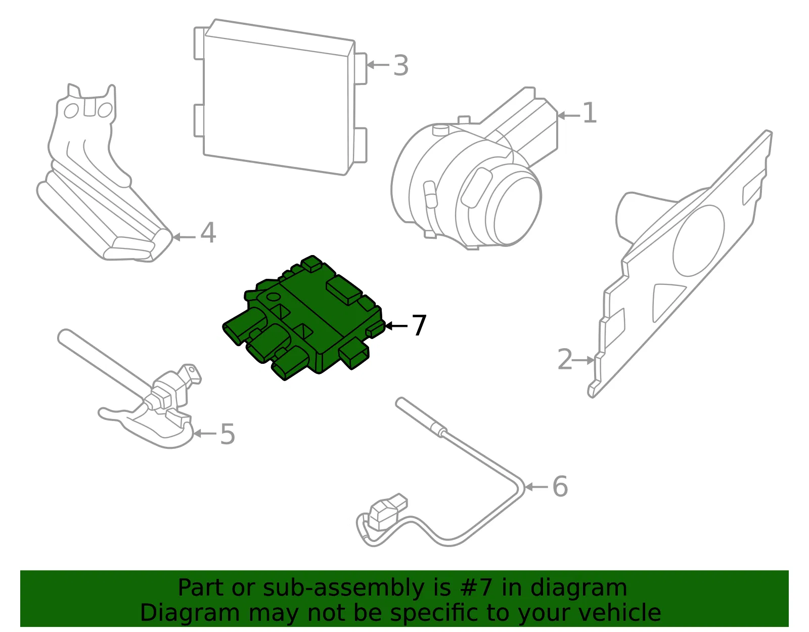 Control Module - Nissan (285T1-5MP1A) - view 2