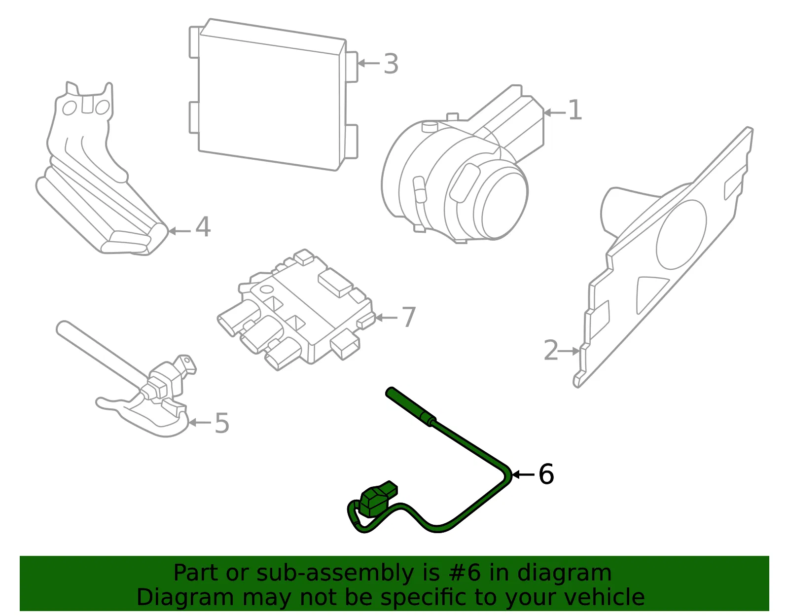 Motion Sensor - Nissan (285T2-6RA0A) - view 2