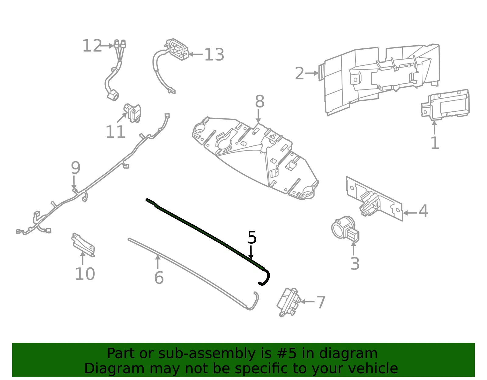 Motion Sensor - Nissan (285T2-6TA0C) - view 2