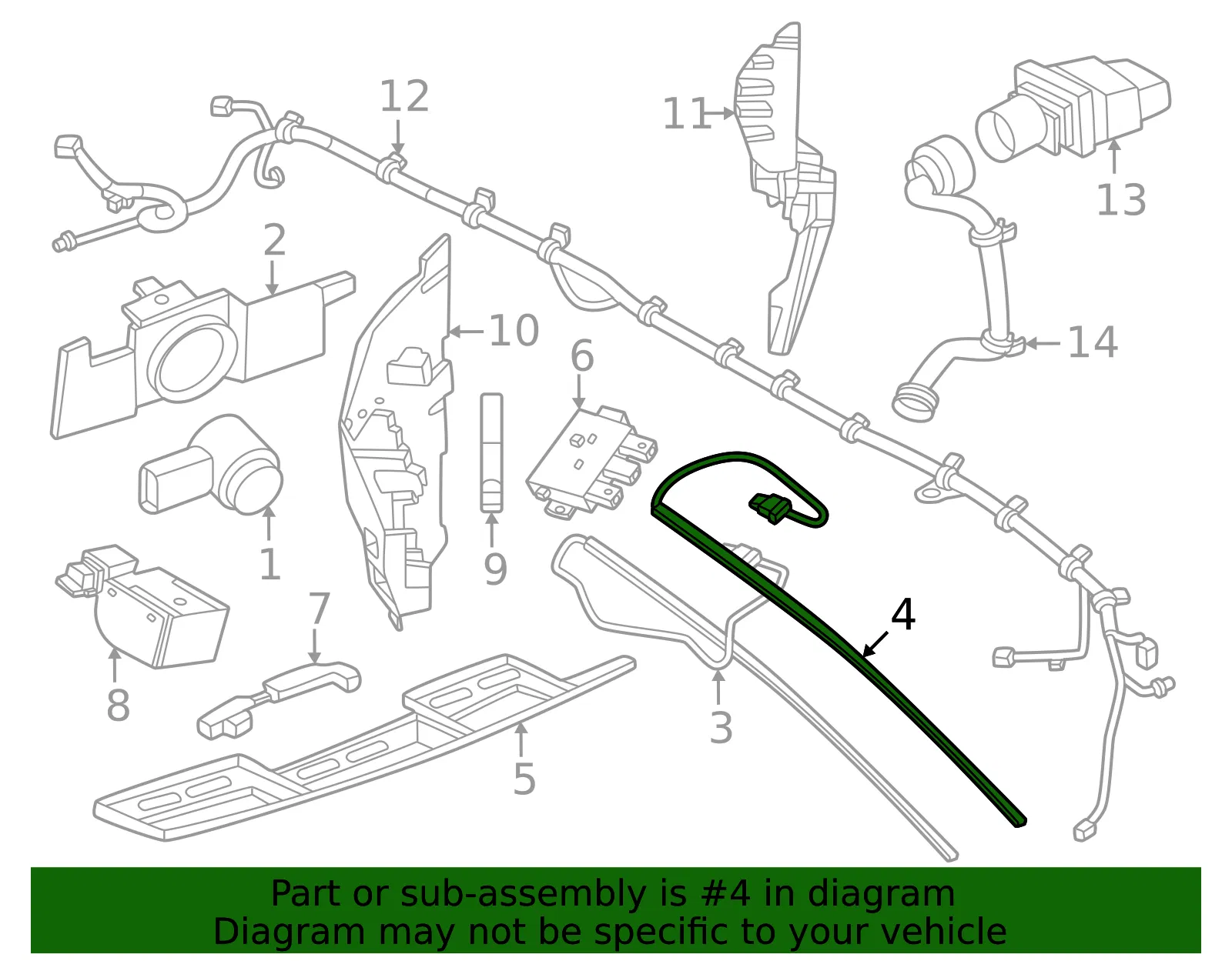 Motion Sensor - Nissan (285T2-7KP0B) - view 2