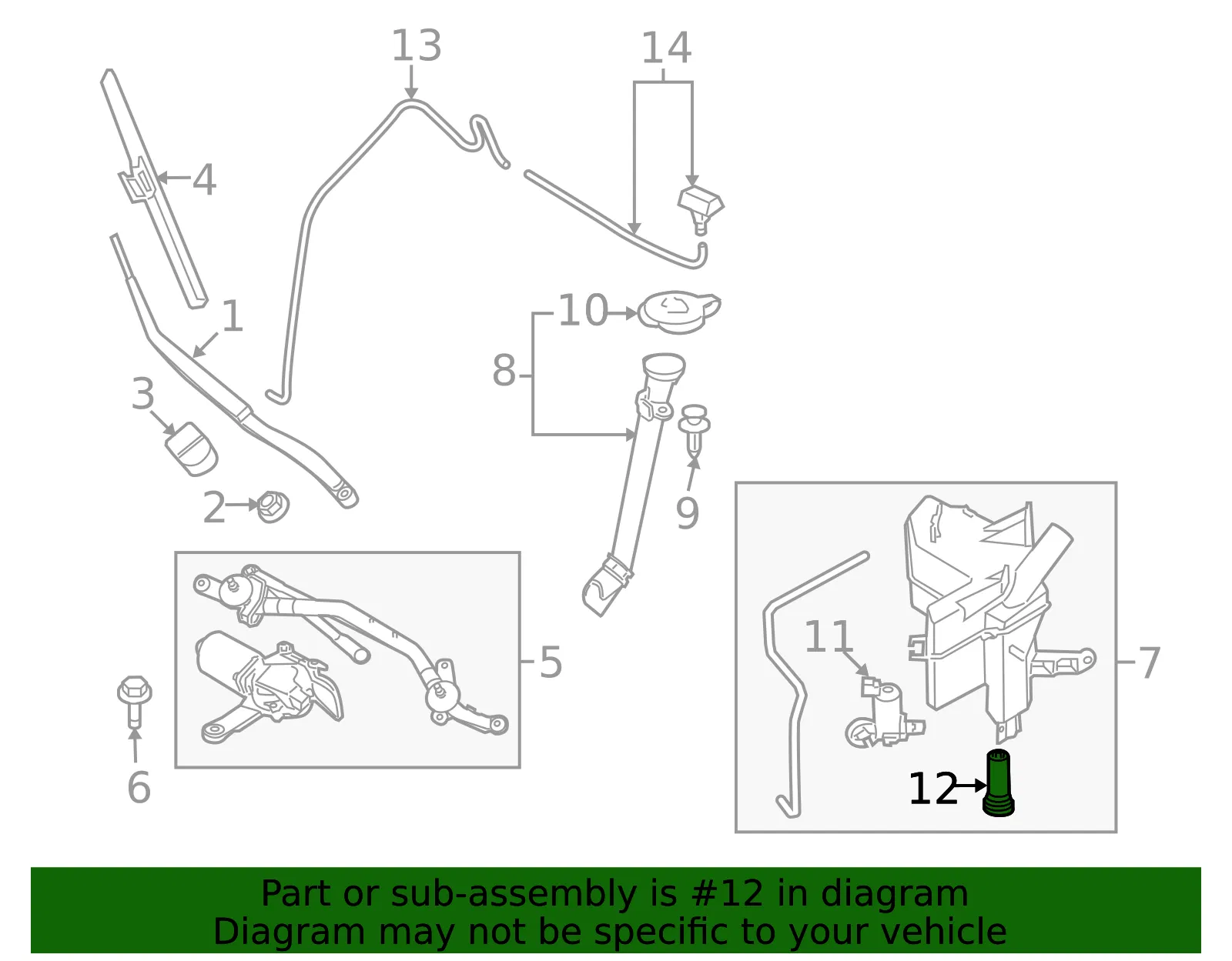 Level Sensor - Nissan (28911-5AA0A) - view 2