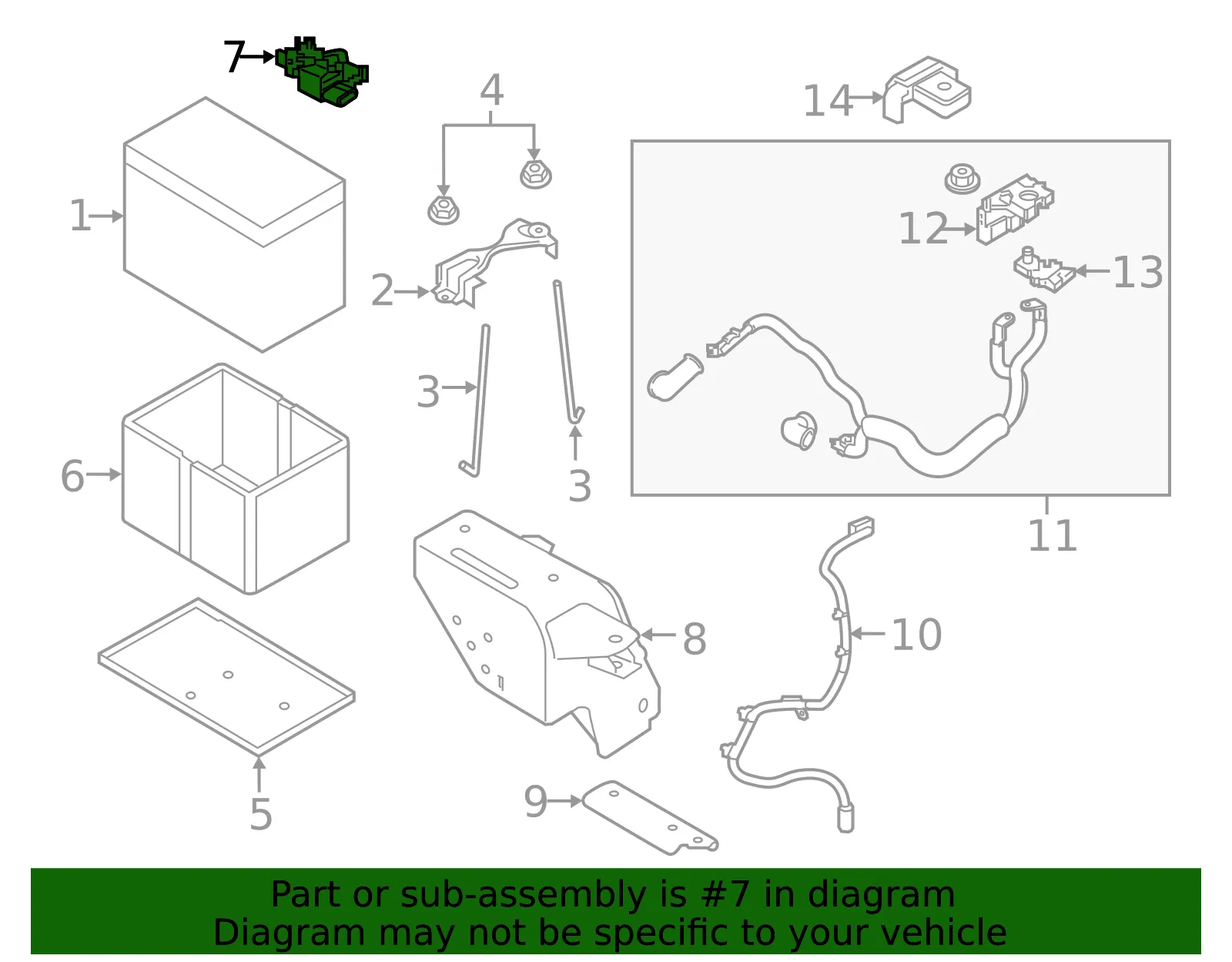 Voltage Sensor - Nissan (294G0-C990C) - view 2
