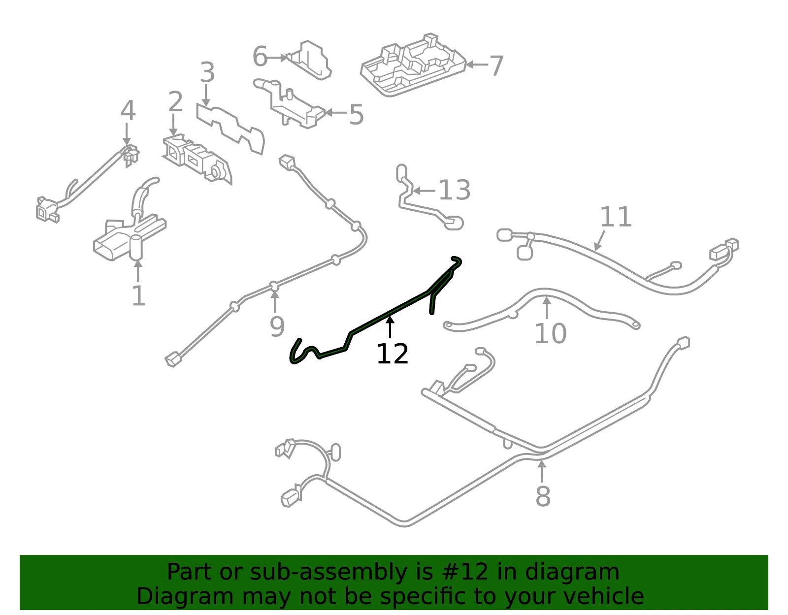 Battery Temperature Sensor - Nissan (295A2-4NP1A) - view 2