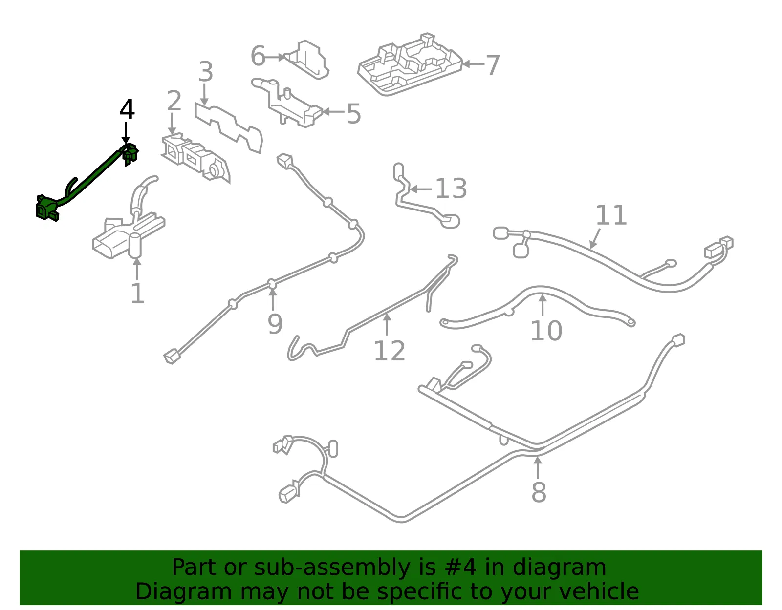 Battery Cable - Nissan (295G0-5SK0A) - view 2