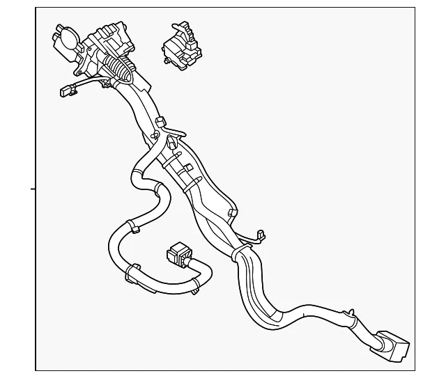 Drive Motor Battery Pack Charging Port Assembly - Nissan (296B1-5MR1C)
