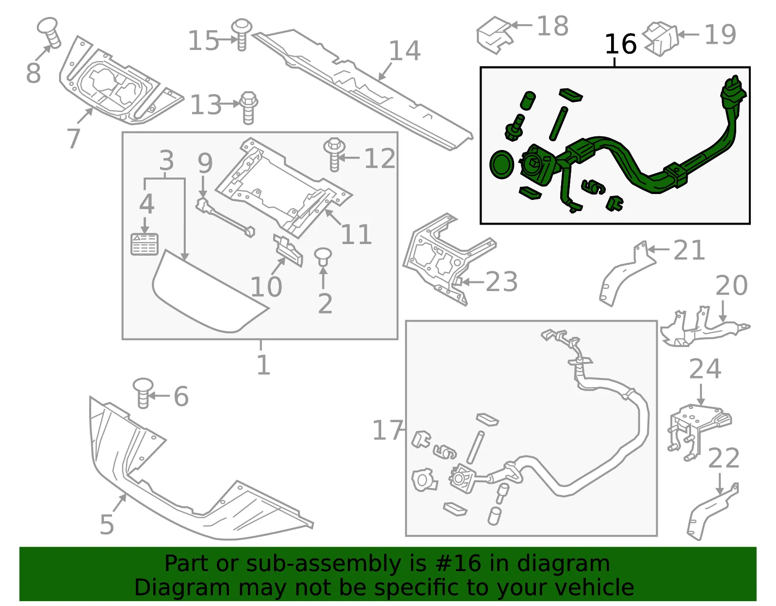 Port Unit - Battery Charge - Nissan (296B1-5SA9B) - view 2