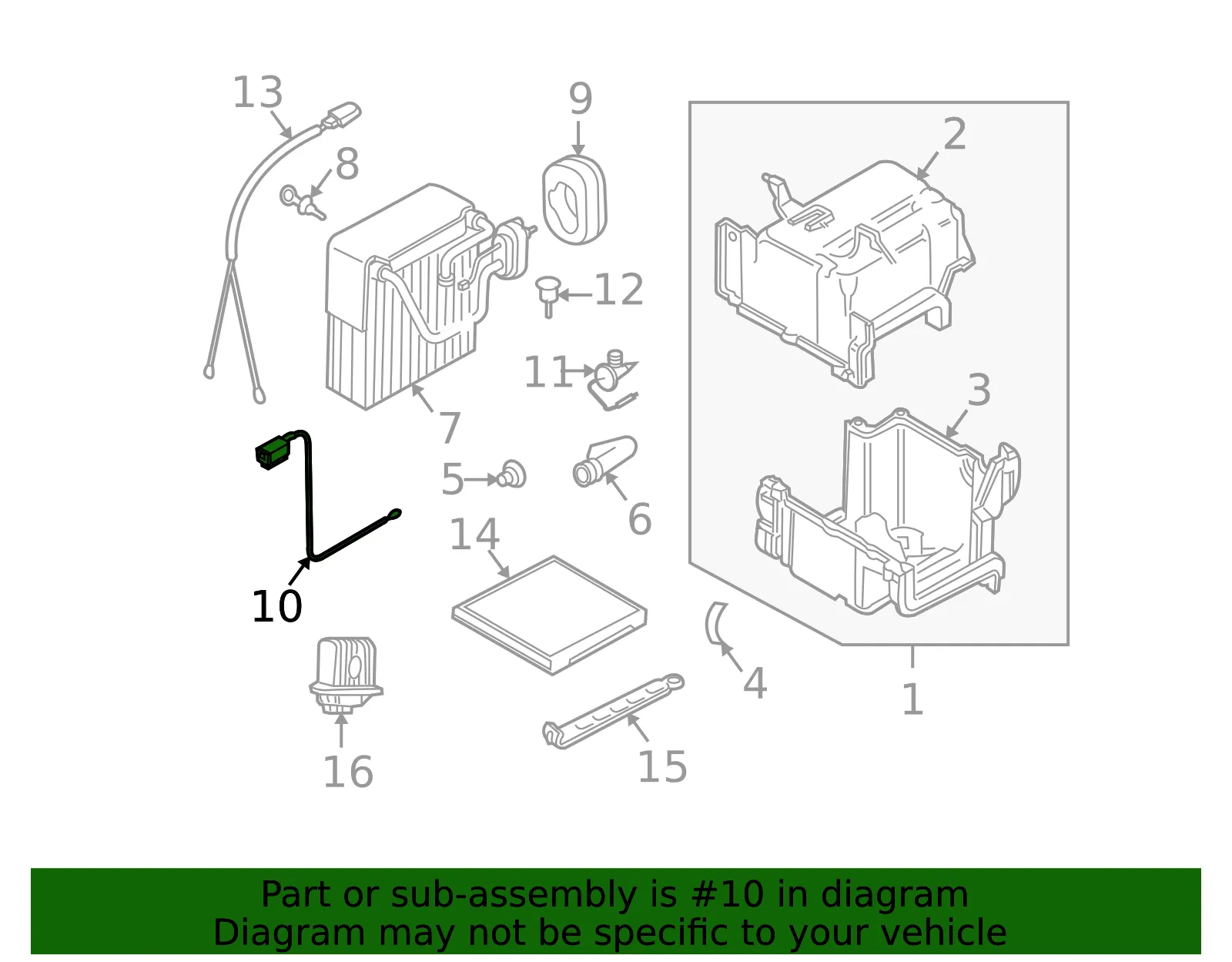 Sensor - Volvo (30612693) - view 2