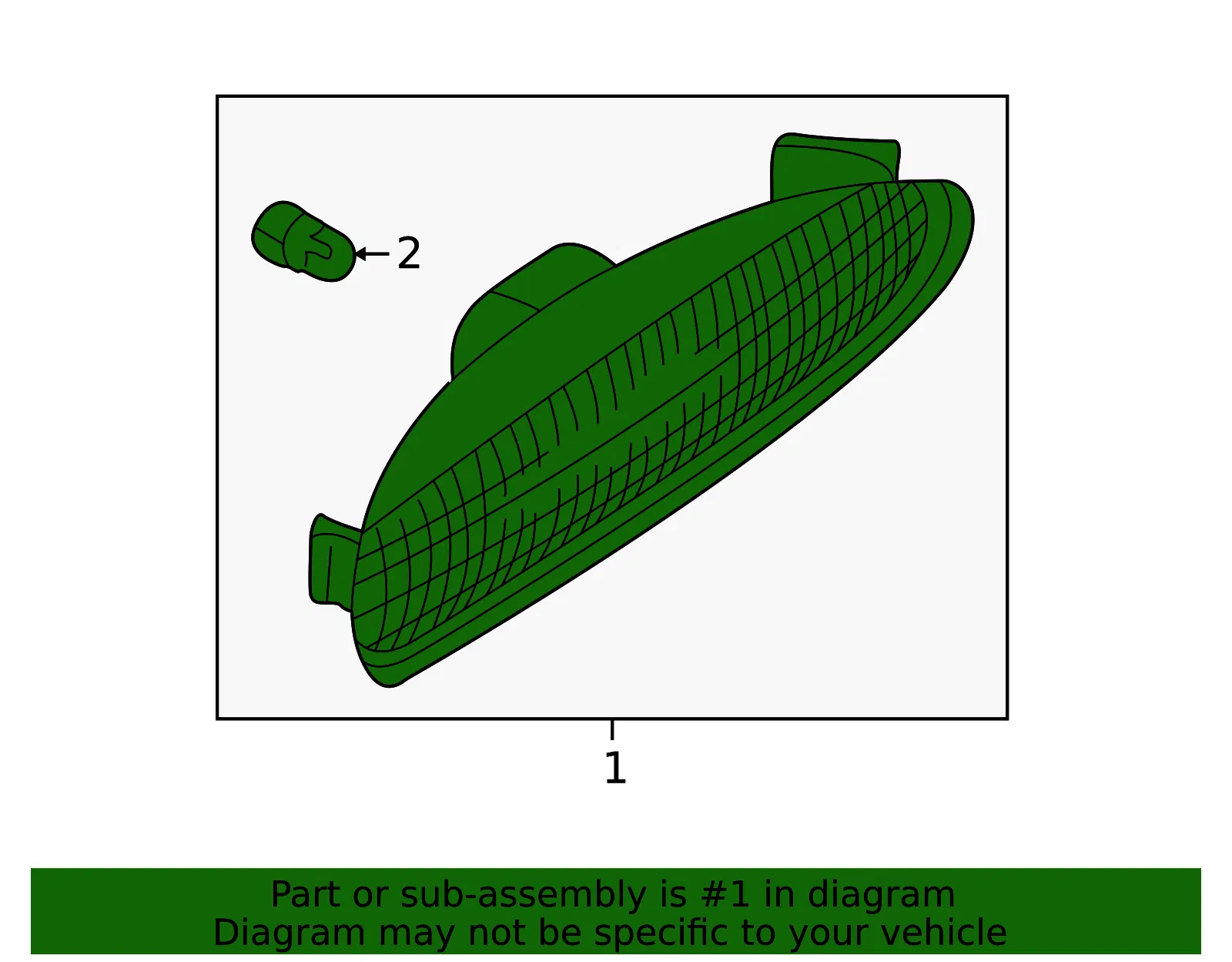 Side Marker Light - Volvo (30621944) - view 3