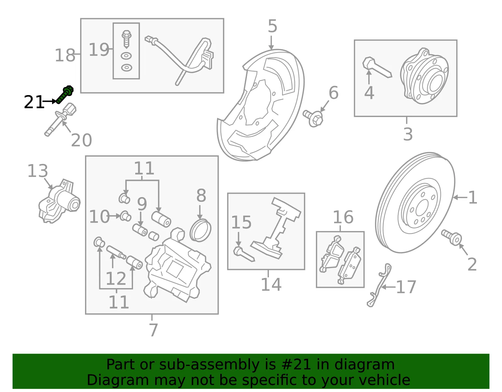 ABS Sensor Screw - Volvo (30622759) - view 2