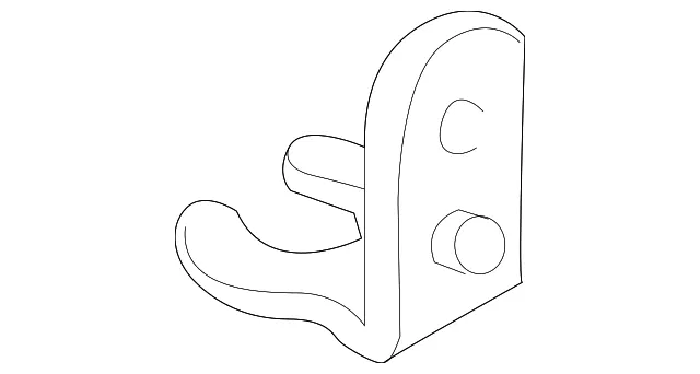 ABS Sensor Bracket - Volvo (30639433) - view 2