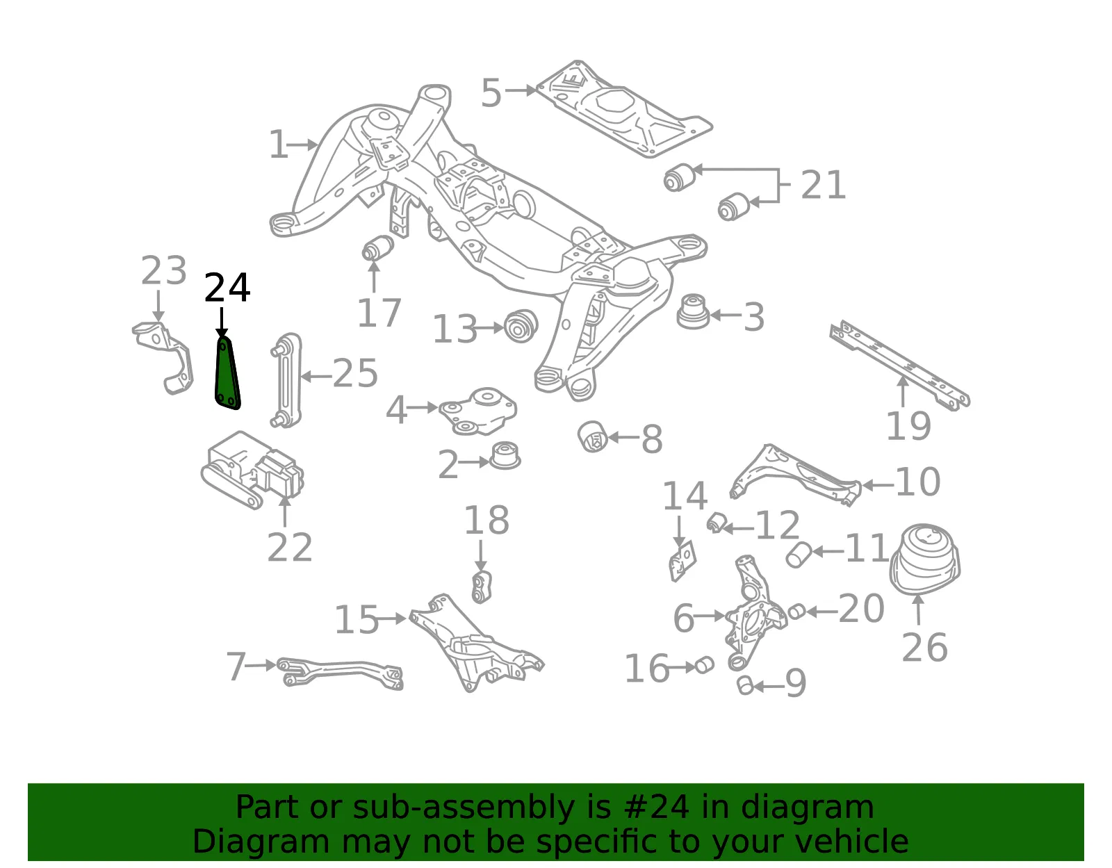 Position Sensor Brace - Volvo (30639828) - view 2