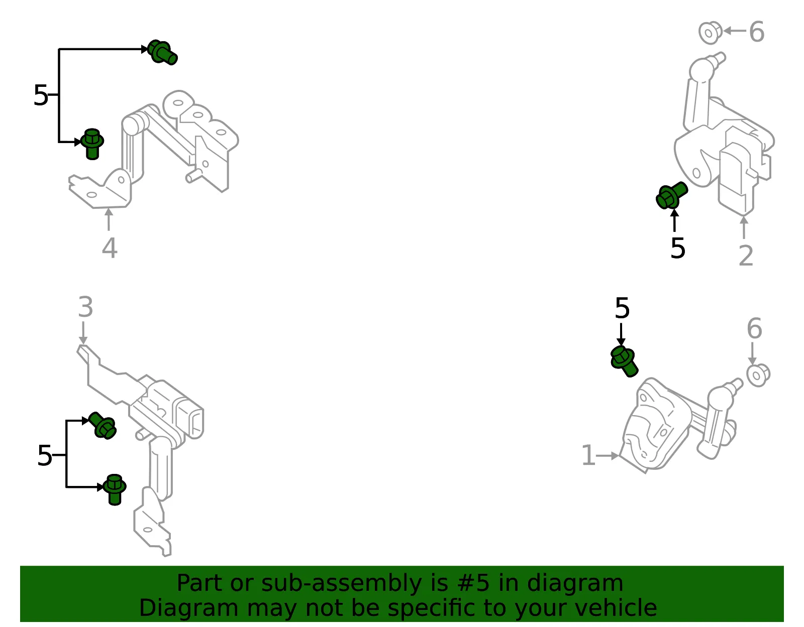 Level Sensor Screw - Volvo (30640814) - view 2