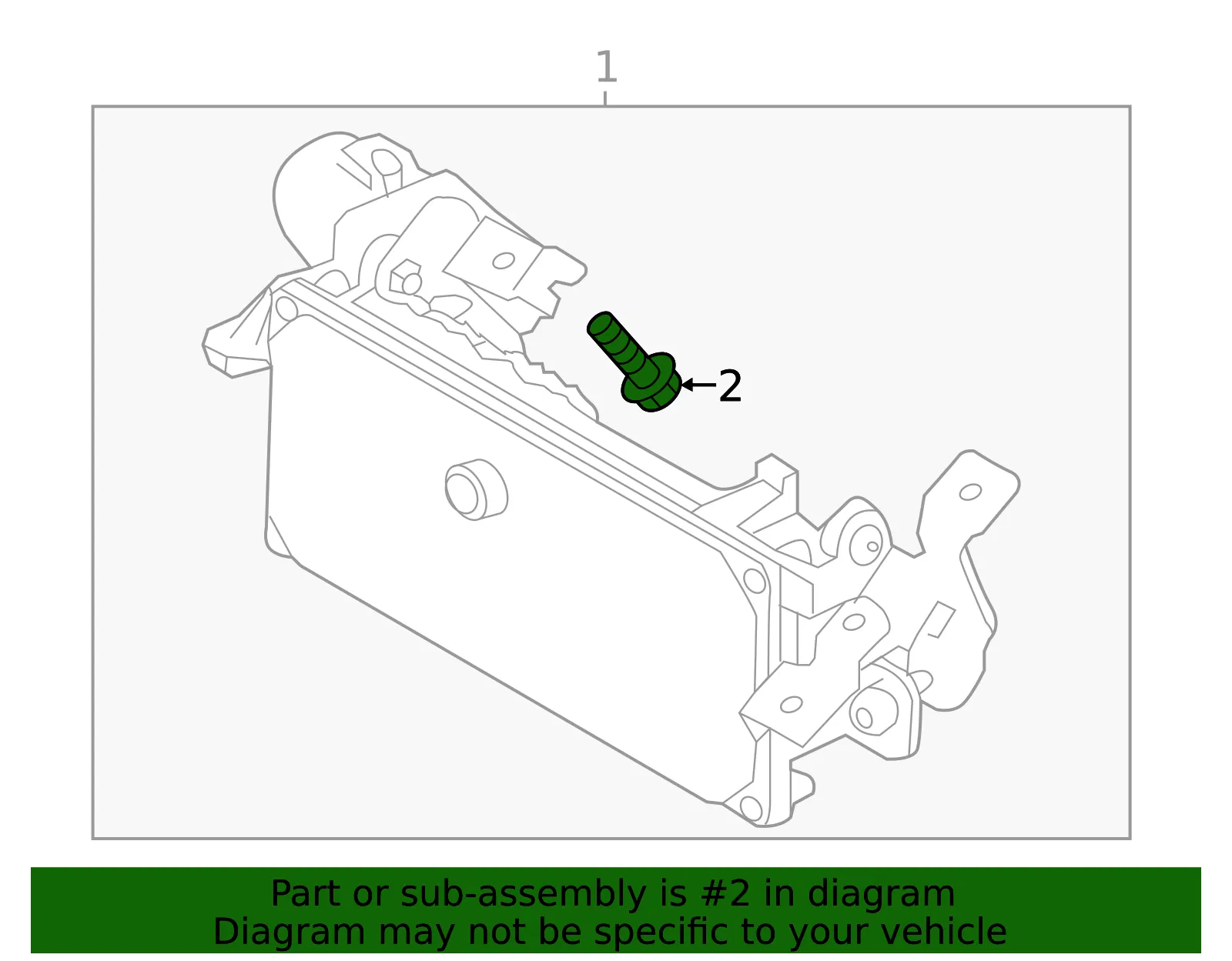 Control Module Screw - Volvo (30640996) - view 2