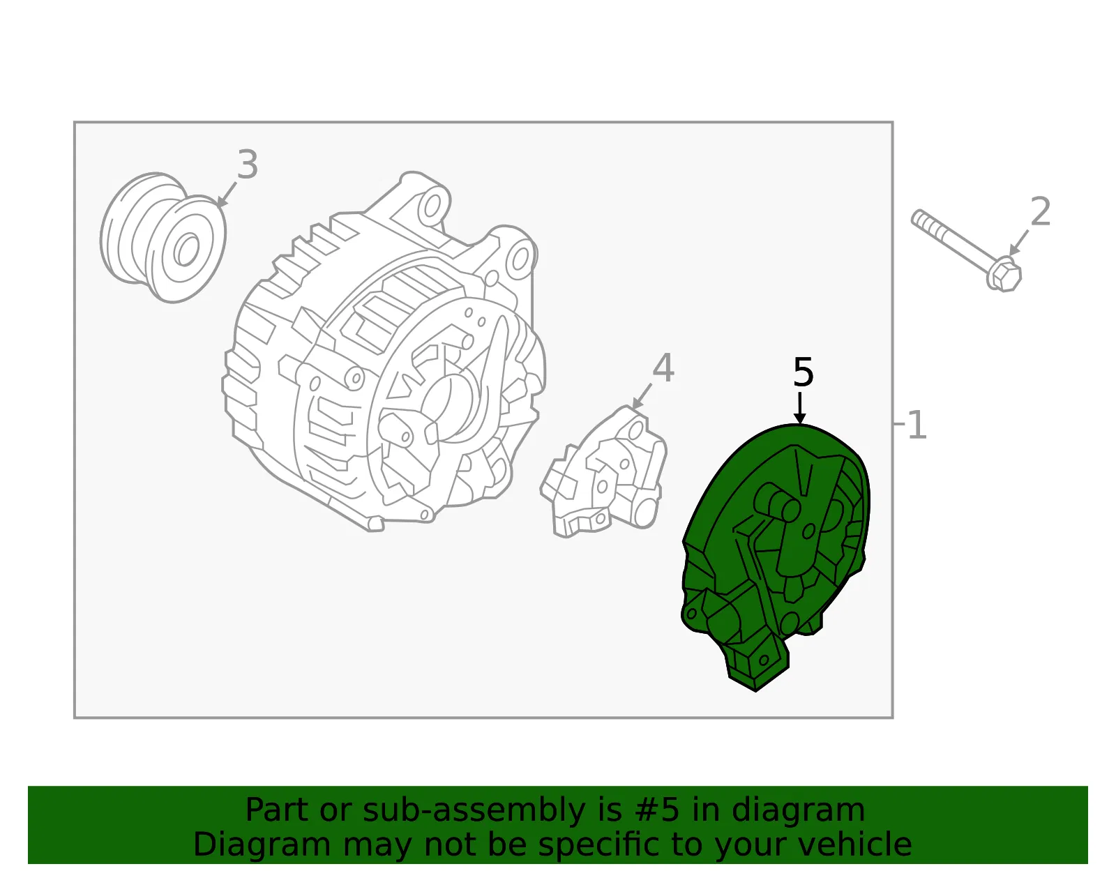 Alternator Cable Cap - Volvo (30644032) - view 2