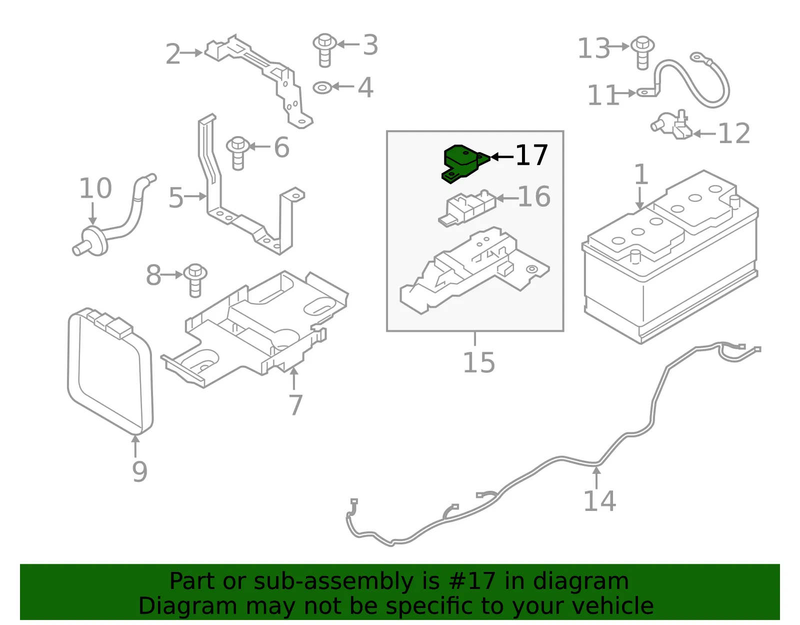 Battery Isolation Switch - Volvo (30644651) - view 3