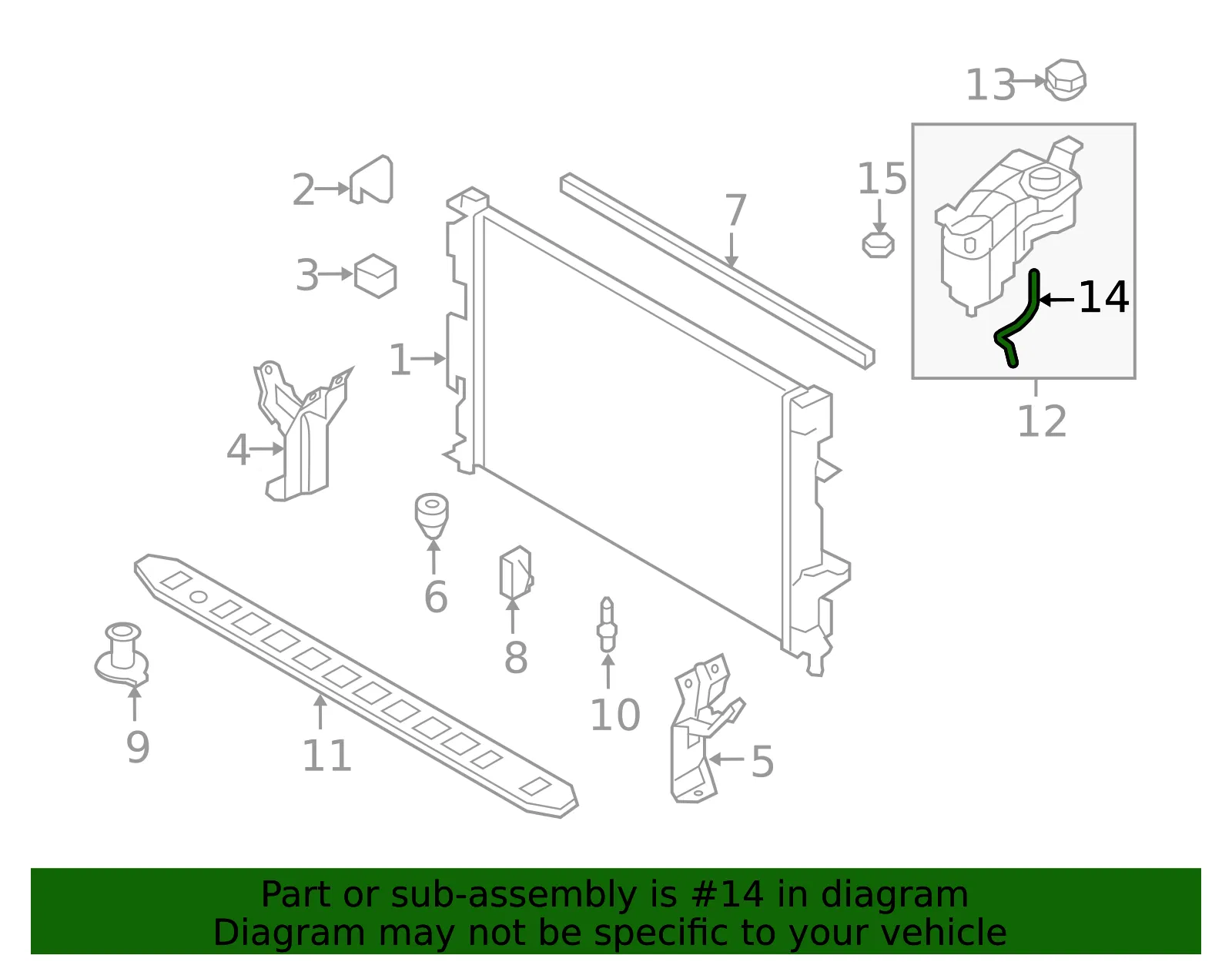 Level Sensor - Volvo (30645812) - view 3