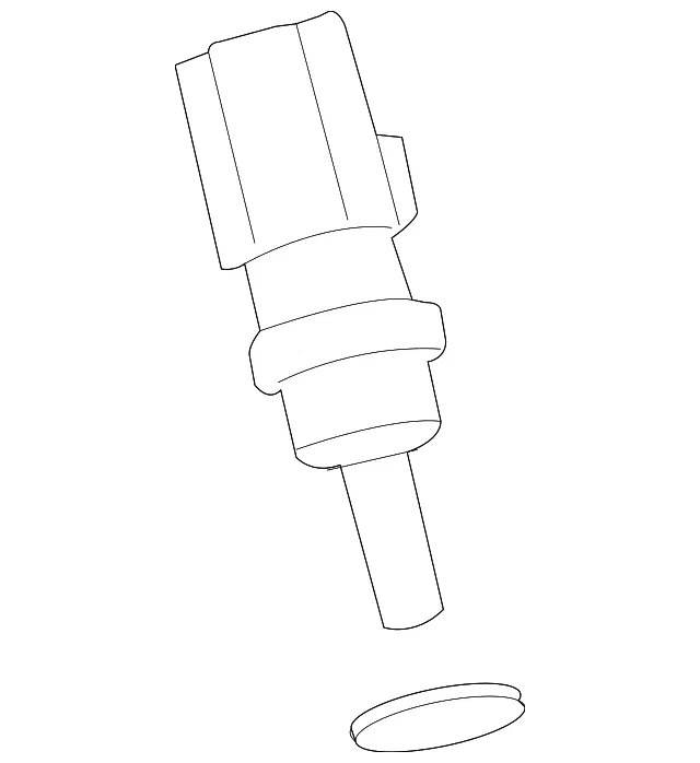 Engine Coolant Temperature Sensor - Volvo (30650752) - view 2