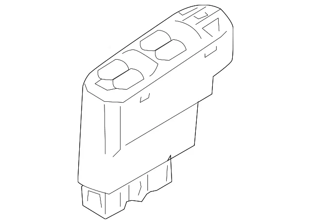 Window Switch - Driver's Side (LH) - Volvo (30658116) - view 2