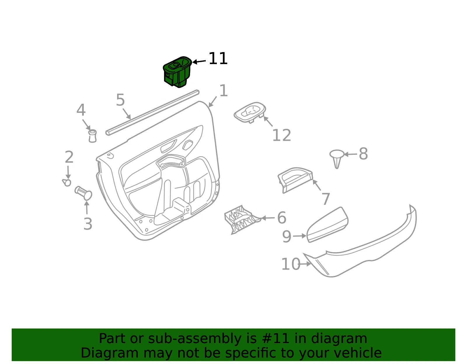Window Switch - Volvo (30658696) - view 3