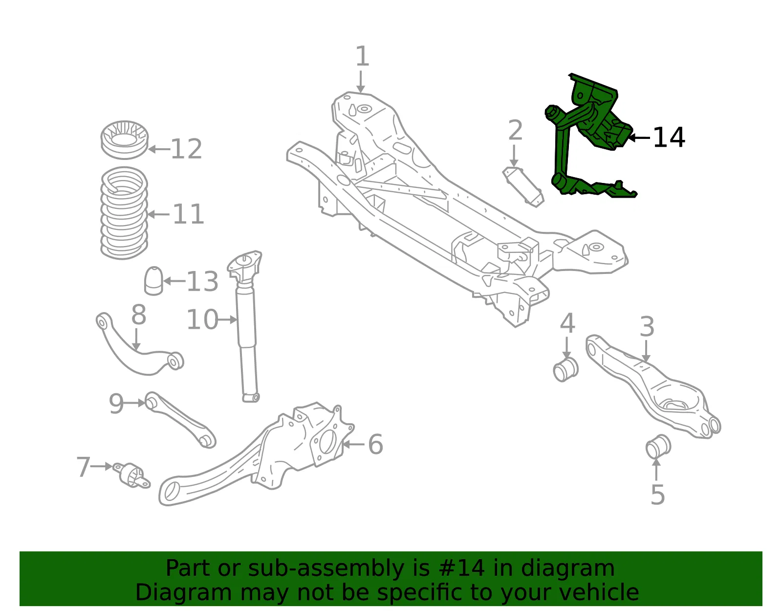 Headlight Level Sensor - Volvo (30659020) - view 2