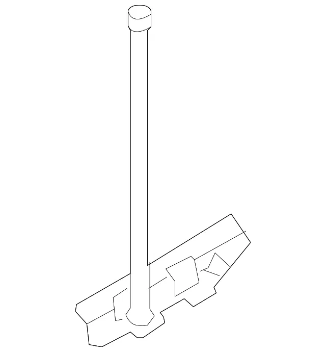 Battery Hold Down - Volvo (30659644) - view 3