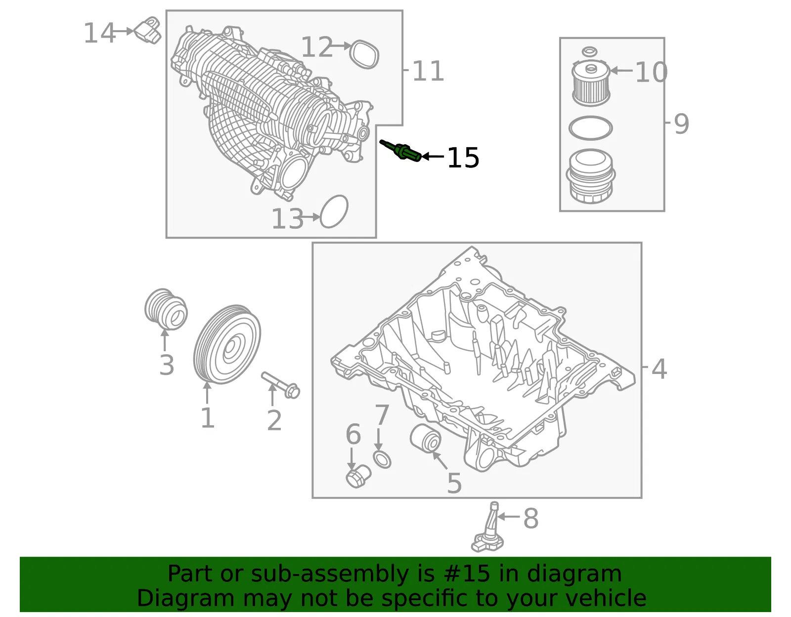 Air Charge Temperature Sensor - Volvo (30668640) - view 2