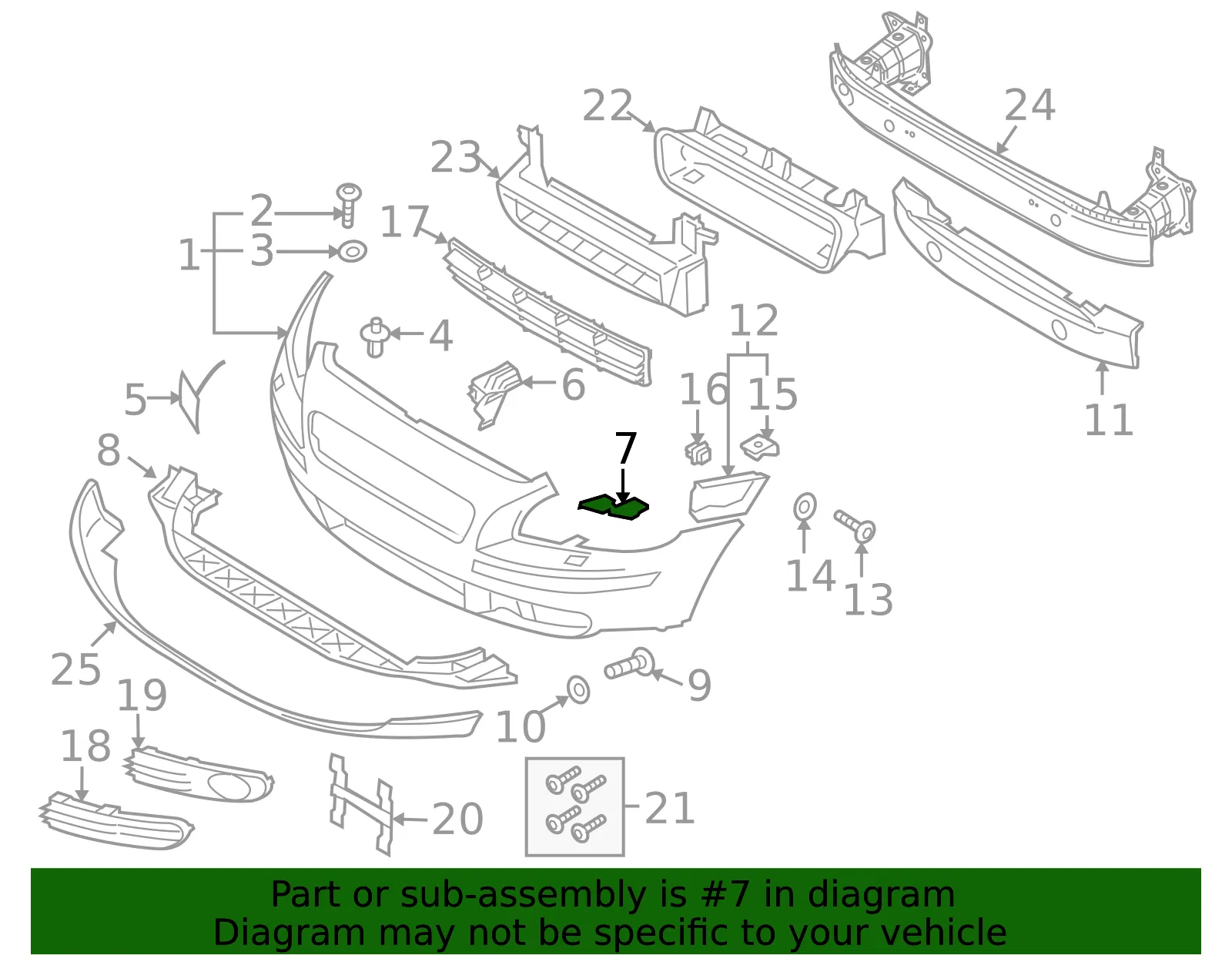 Headlamp Bracket - Driver's Side (LH) - Volvo (30678261) - view 3