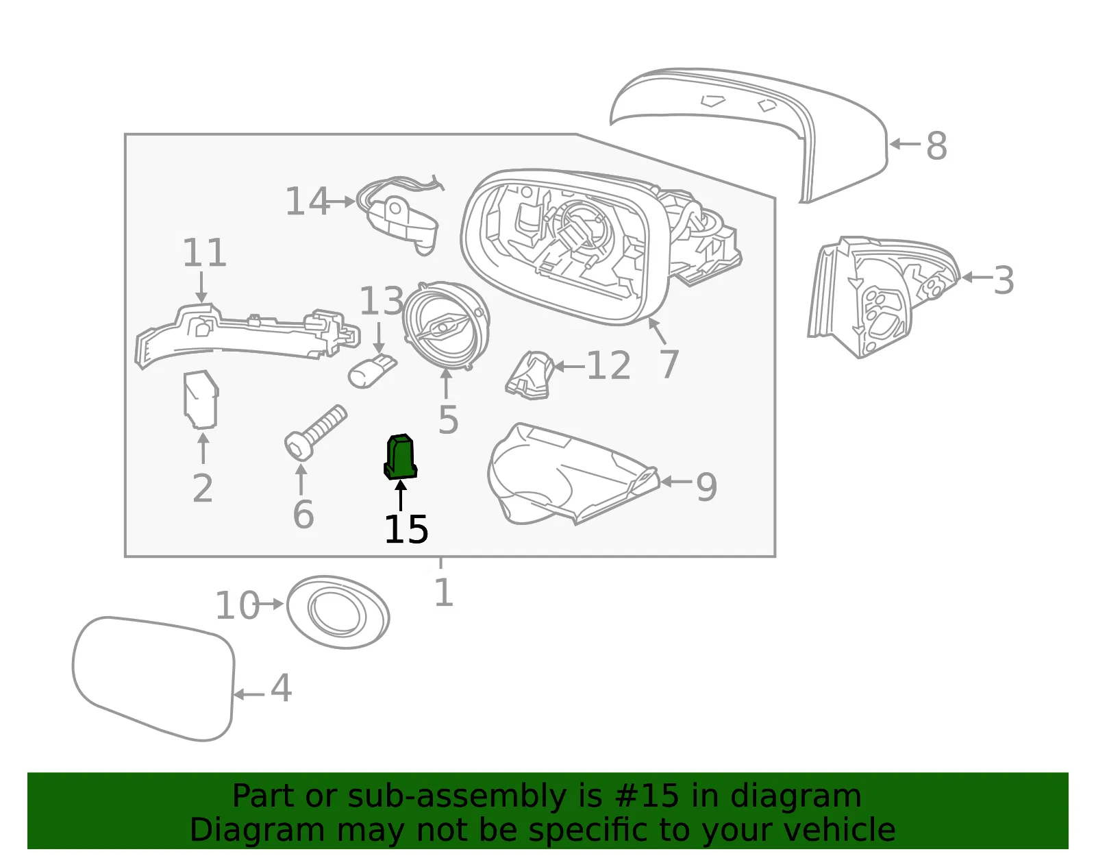 Temp Sensor Insulator - Volvo (30682293) - view 3