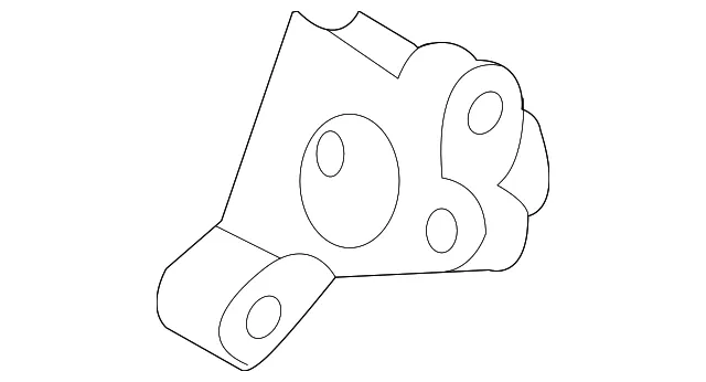 Engine Crankshaft Position Sensor Bracket - Volvo (30696254) - view 2