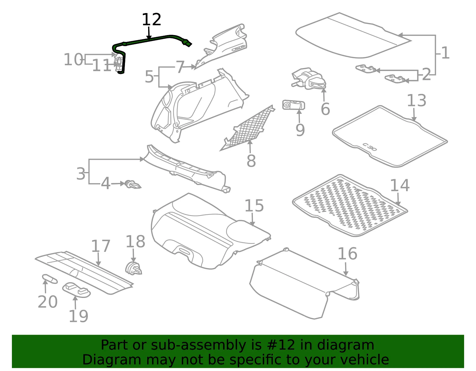 Harness - Volvo (30721068) - view 2