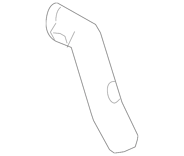 Connector Tube - Driver's Side (LH) - Volvo (30722433)