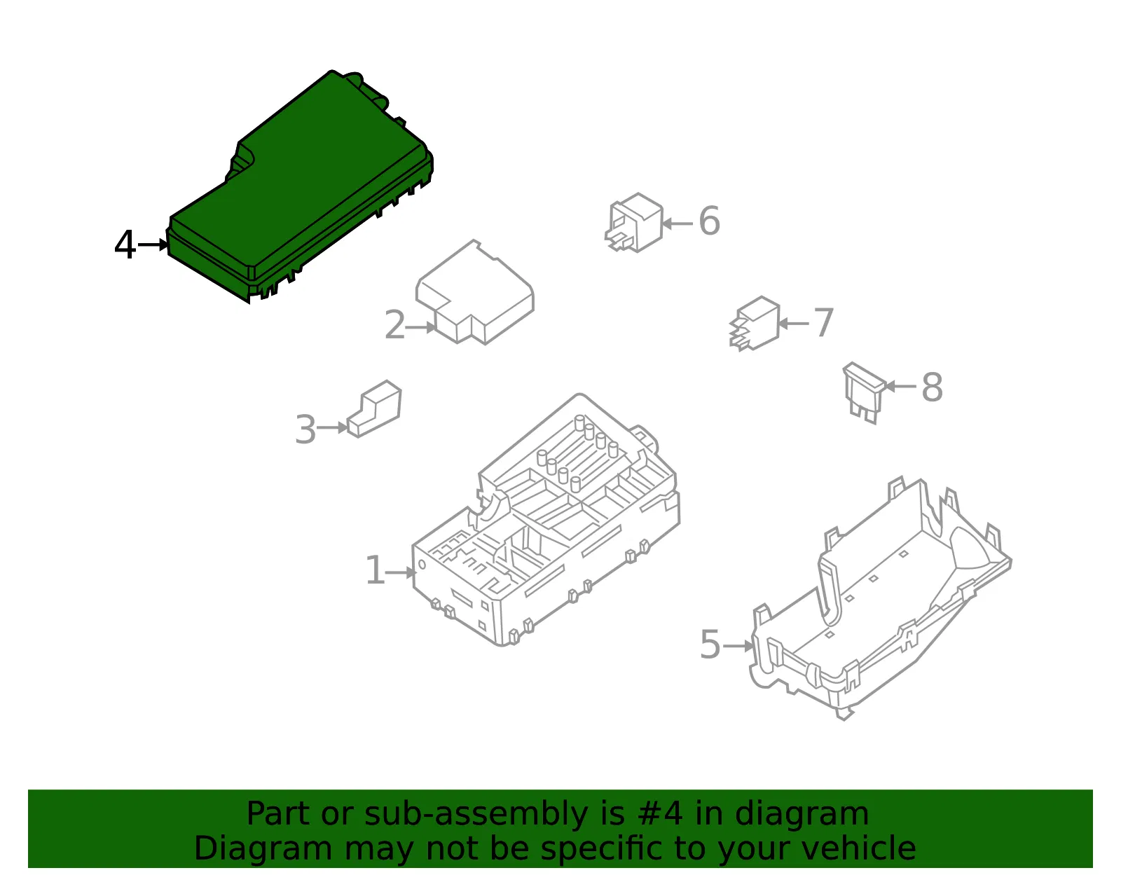 Fuse Box Cover - Volvo (30728349) - view 2
