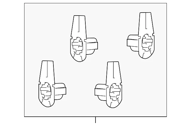 Park Sensor Retainer Kit - Volvo (30728701) - view 3