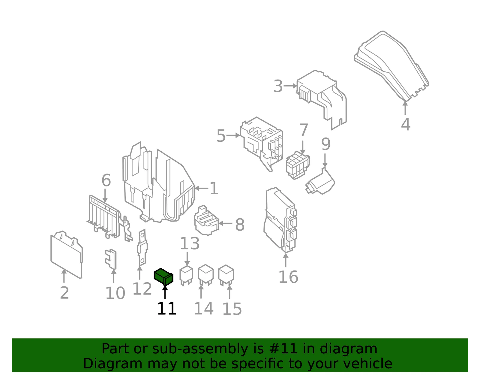 Multi-Purpose Fuse - Volvo (30728784) - view 2
