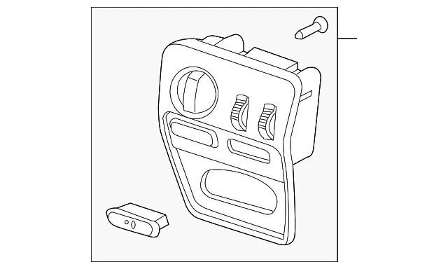 Headlamp Switch - Volvo (30739318) - view 2