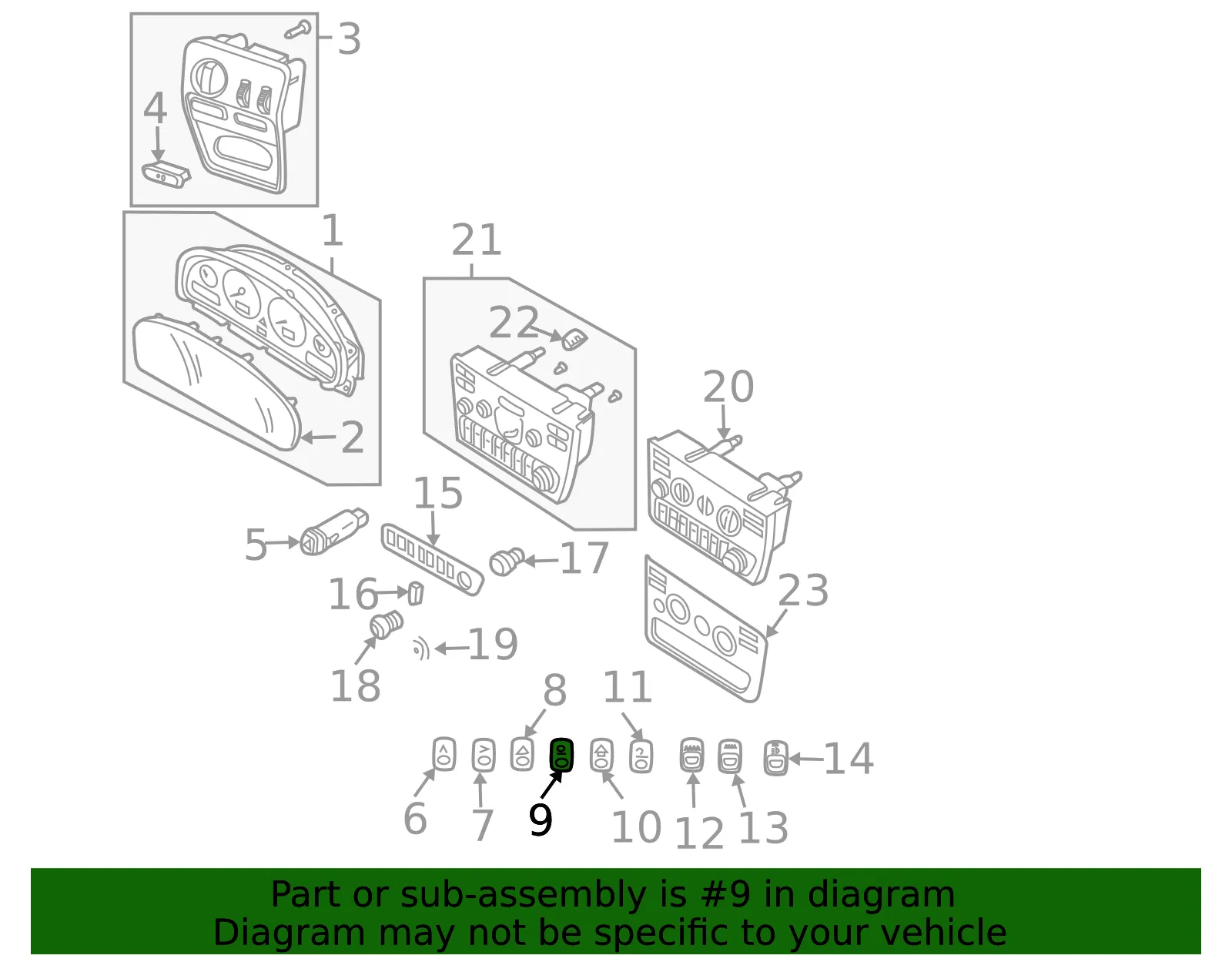 Switch - Volvo (30746011) - view 3