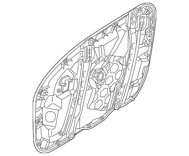 Regulator Module - Driver's Side (LH) - Volvo (30747091)