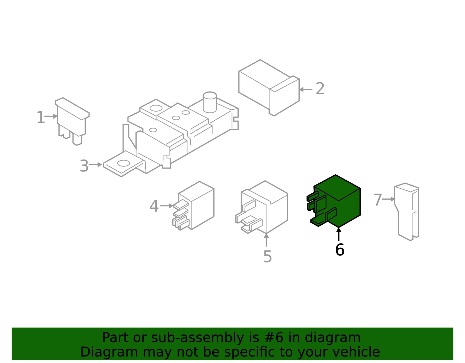 Relay - Volvo (30765045) - view 3