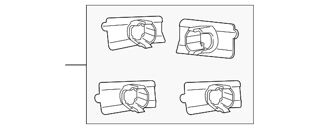 Park Sensor Retainer Kit - Volvo (30765923)